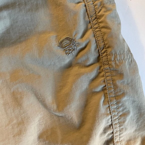 Mountain Hard Wear Pants Women Size 10 Nylon Tan Hiking - Picture 5 of 11